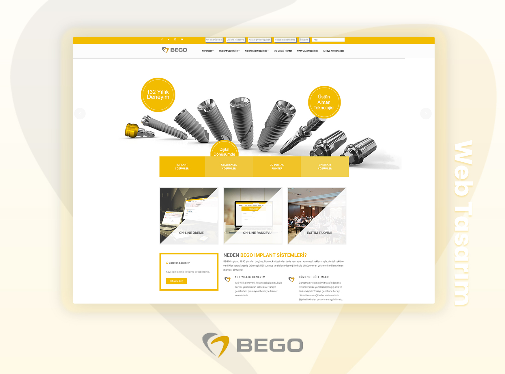Bego Implant - Web Sitesi Yenileme