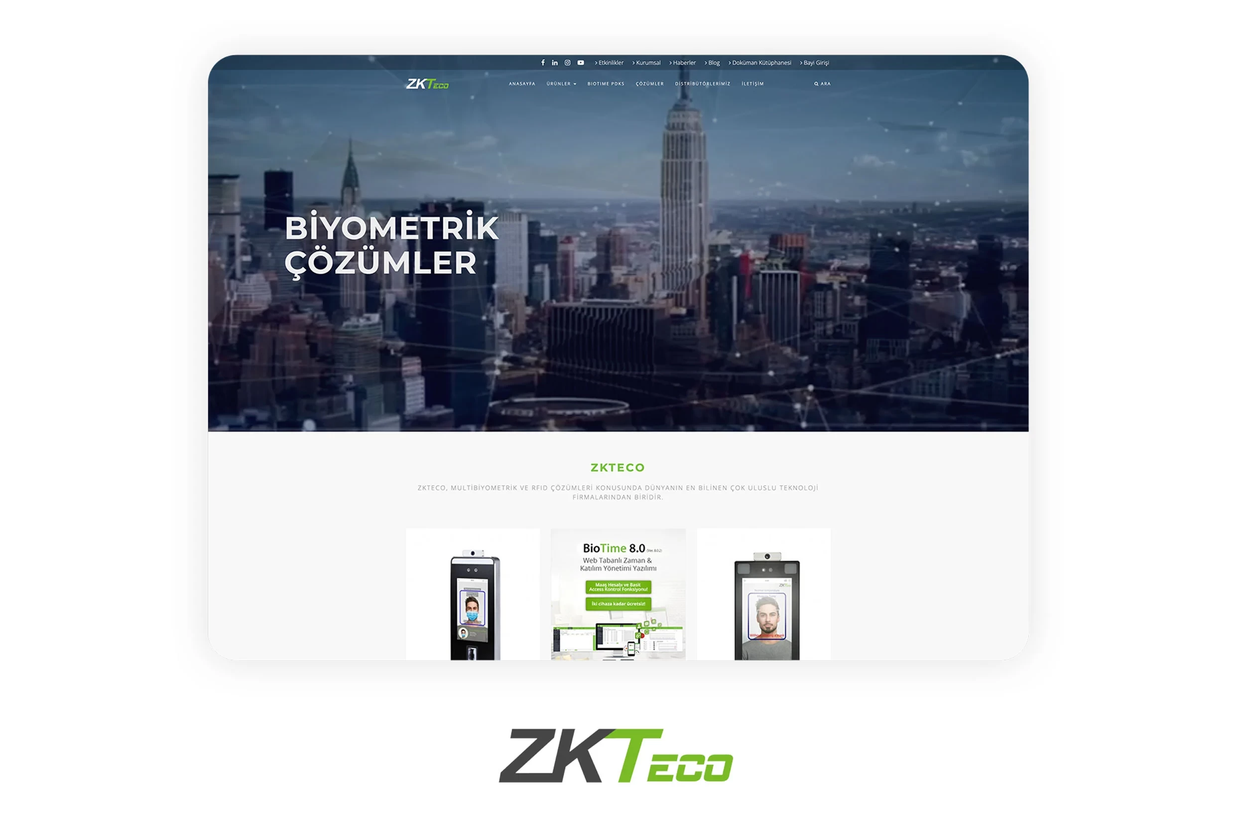Web Tasarım ve Kodlama Hizmeti | ZKTECO