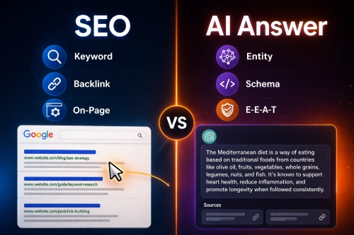 Geleneksel Arama Motoru Optimizasyonundan (SEO) Farkı