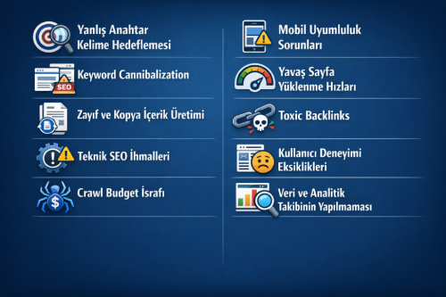 Most common SEO mistakes