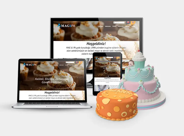 MAG&PA Pastacılık Malzemeleri - Web Tasarım