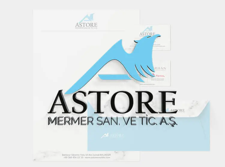 Astore Marble Kurumsal Kimlik Çalışması | Magna Dijital