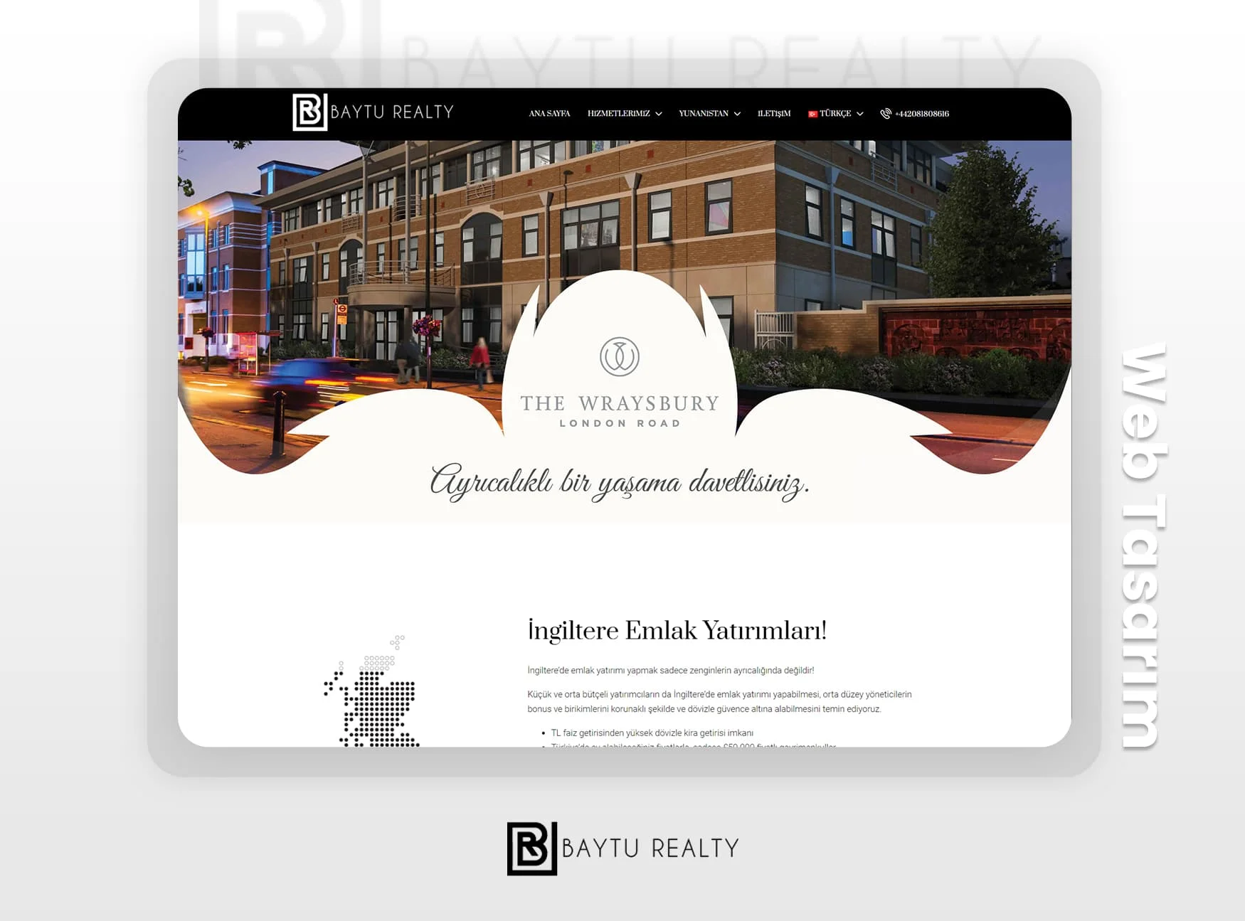 Baytu Realty - Web Tasarım