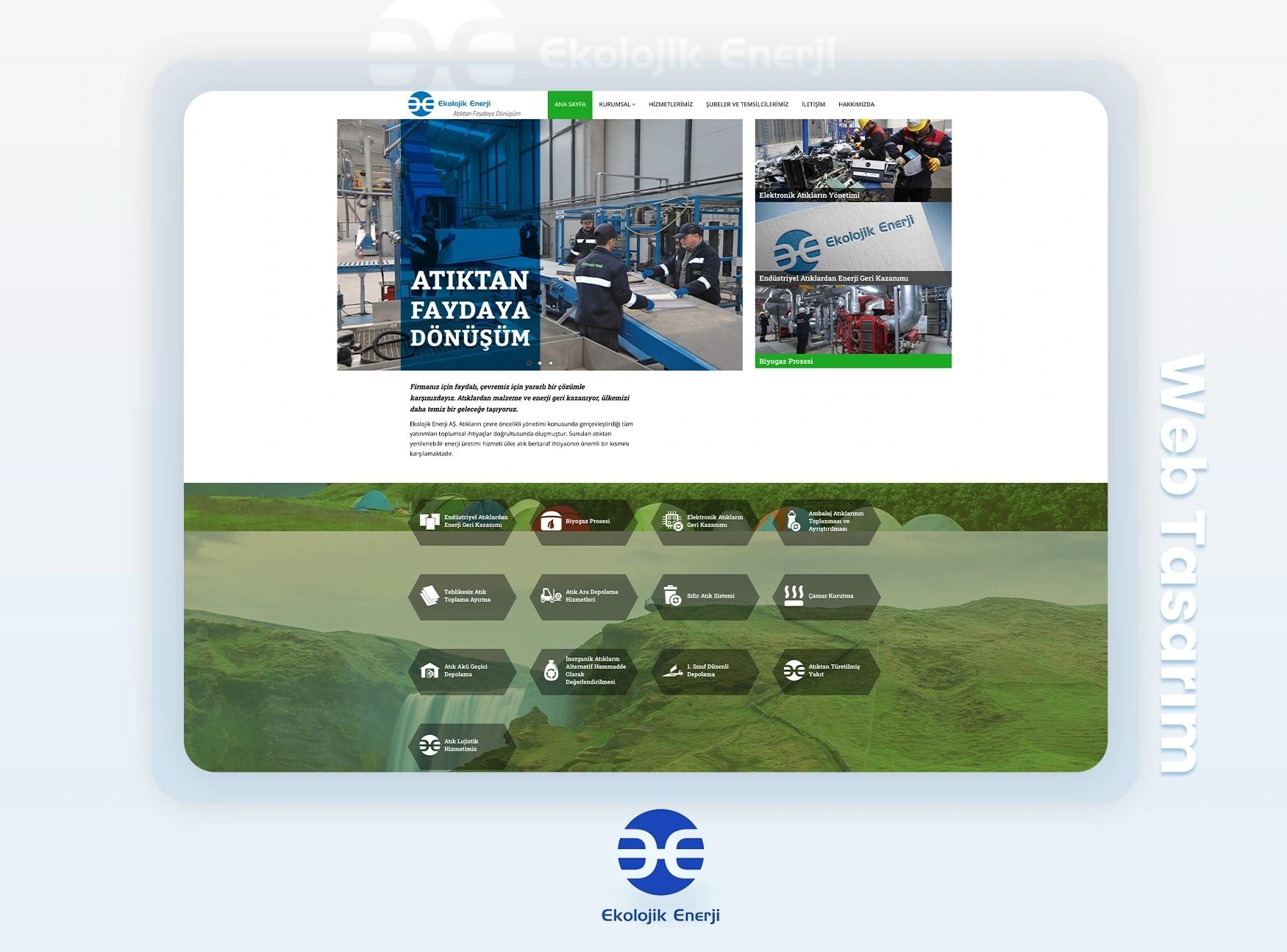 Ekolojik Enerji - Web Tasarım ve Entegrasyon