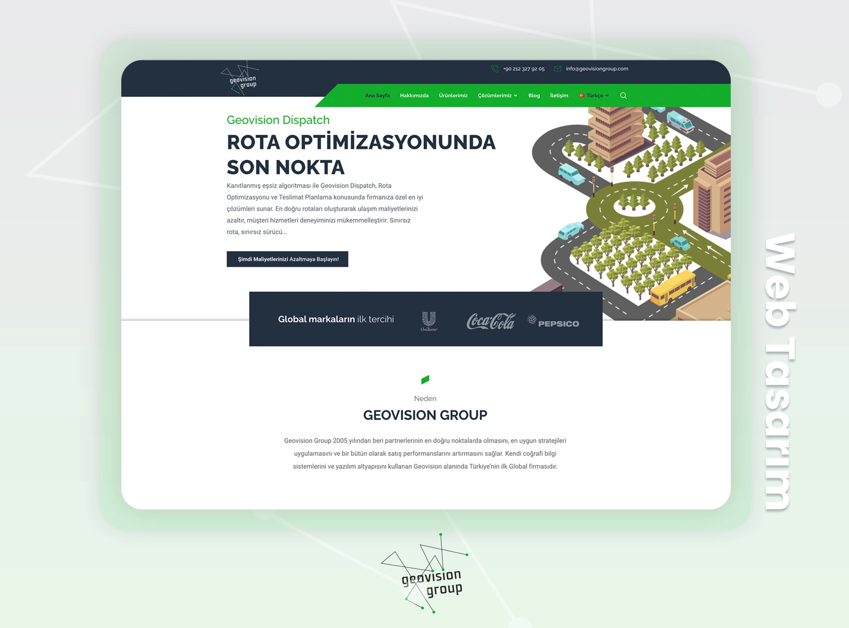 GEOVİSİON – WEB TASARIM