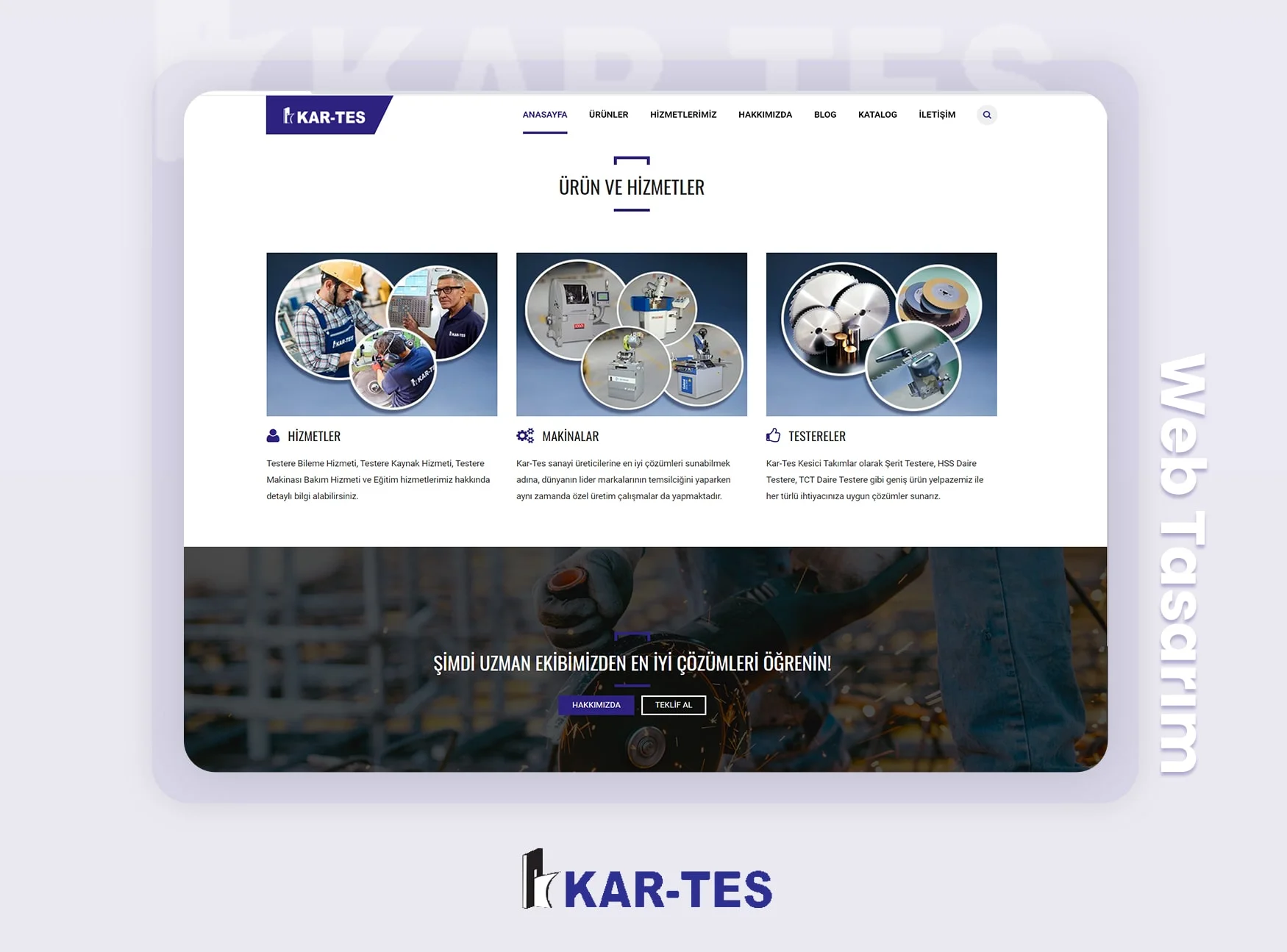 Kar-Tes Kesici Takımlar - Web Tasarım