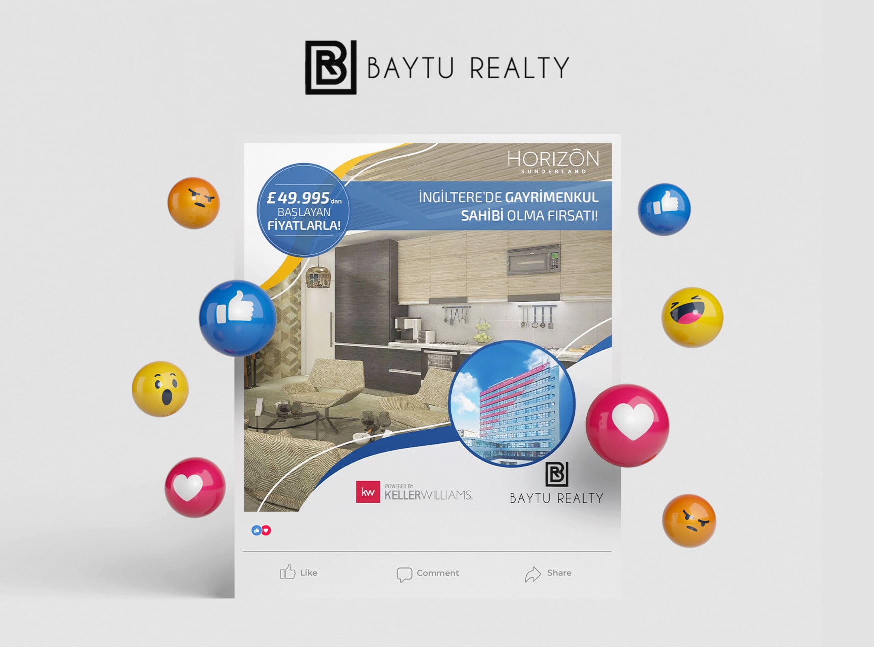 Baytu Realty - Sosyal Medya Yönetimi