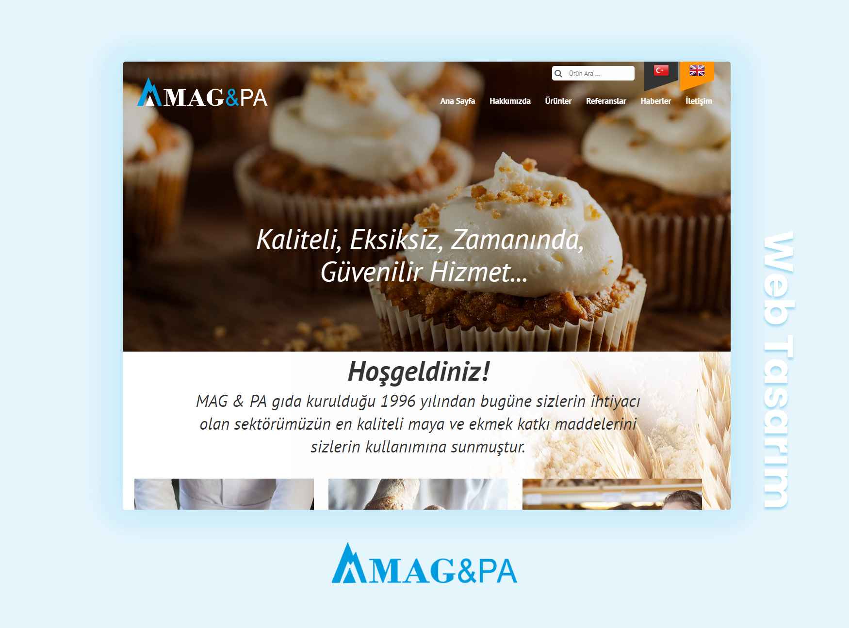 MAG&PA Pastacılık Malzemeleri - Web Tasarım