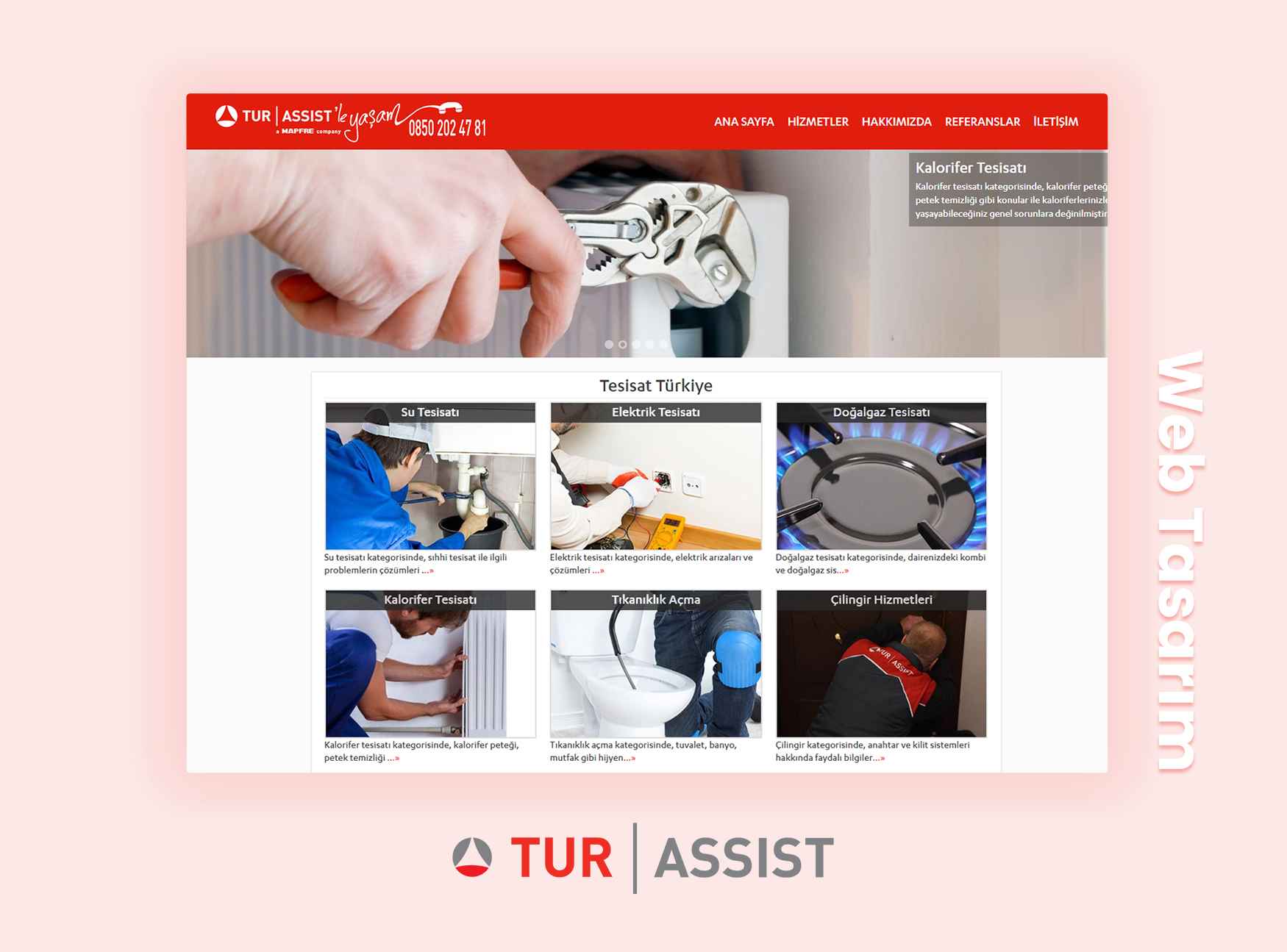Tur Assist Mapfre - Tesisat Türkiye - Web Tasarım