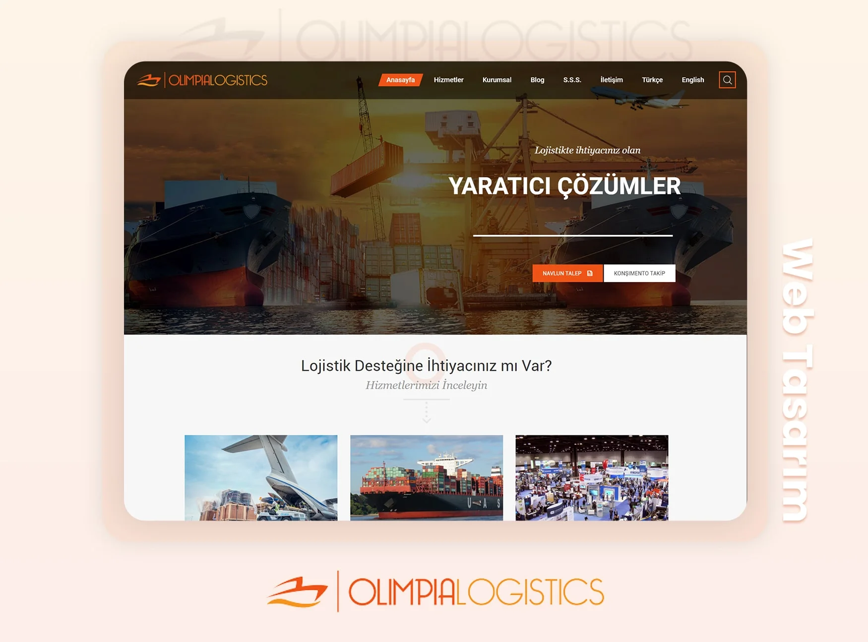 Olimpia Logistics - Web Tasarım
