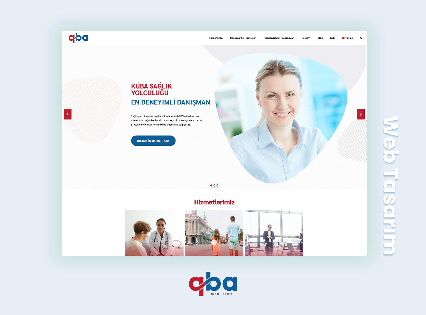 QBA Medi Tours – Sağlık Turizmi Web Tasarım