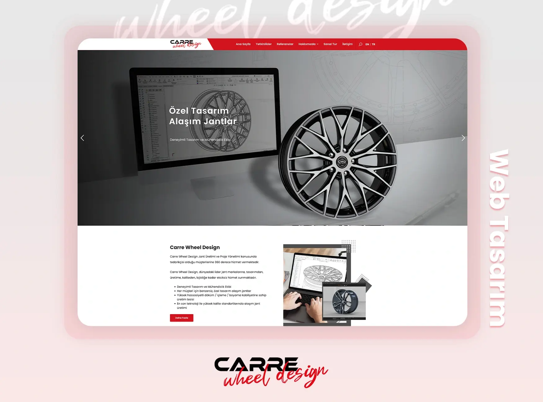 Carre Wheel Design - Web Tasarım