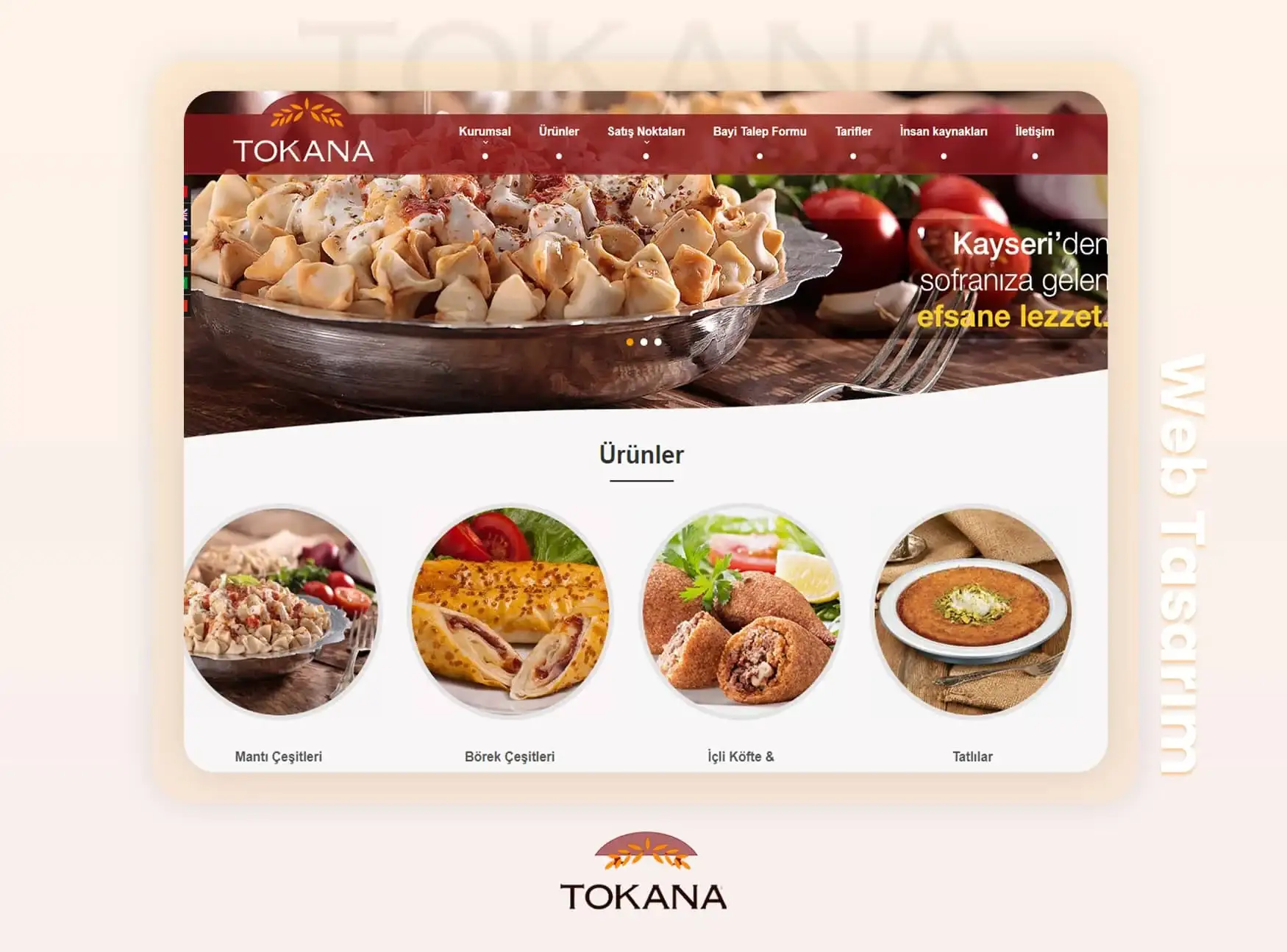 Tokana Mantı - Web Tasarım