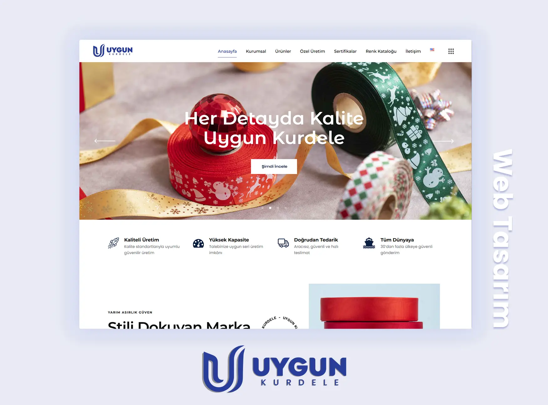 Uygun Kurdele - Web Tasarım