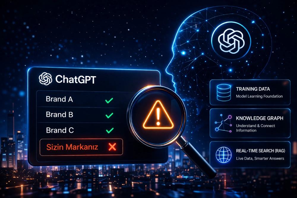 ChatGPT Sizi Neden Önermiyor? Yapay Zeka Marka Görünürlüğü Rehberi