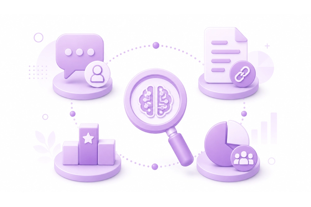 AI Visibility Nasıl Ölçülür Mention, Citation, Sıralama ve Share of Voice